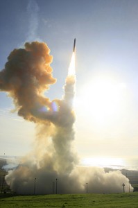 Jan. 31, 2010 - The Missile Defense Agency conducted a flight test of the Ground-Based Midcourse Defense System.
