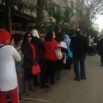 Egypt Referendum - Voting Line