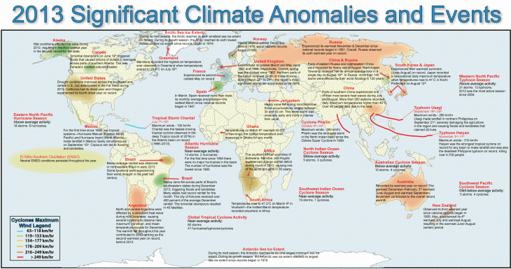 NOAA’s Significant Climate Anomalies and Events