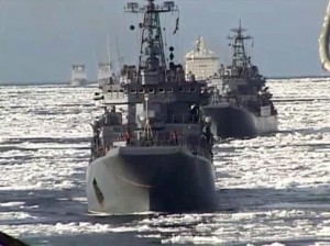 Russian Fleet in Arctic
